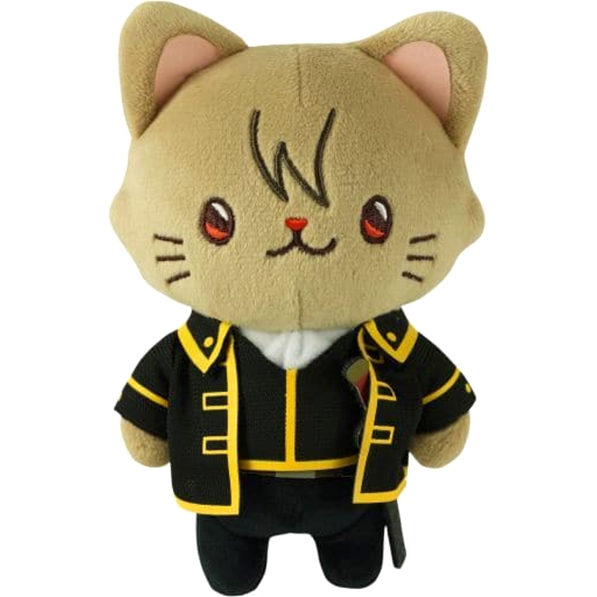 Gintama Sougo Okita withCAT Plush Keychain with Eye Mask Keychains [USED]