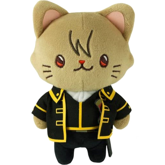 Gintama Sougo Okita withCAT Plush Keychain with Eye Mask Keychains [USED]