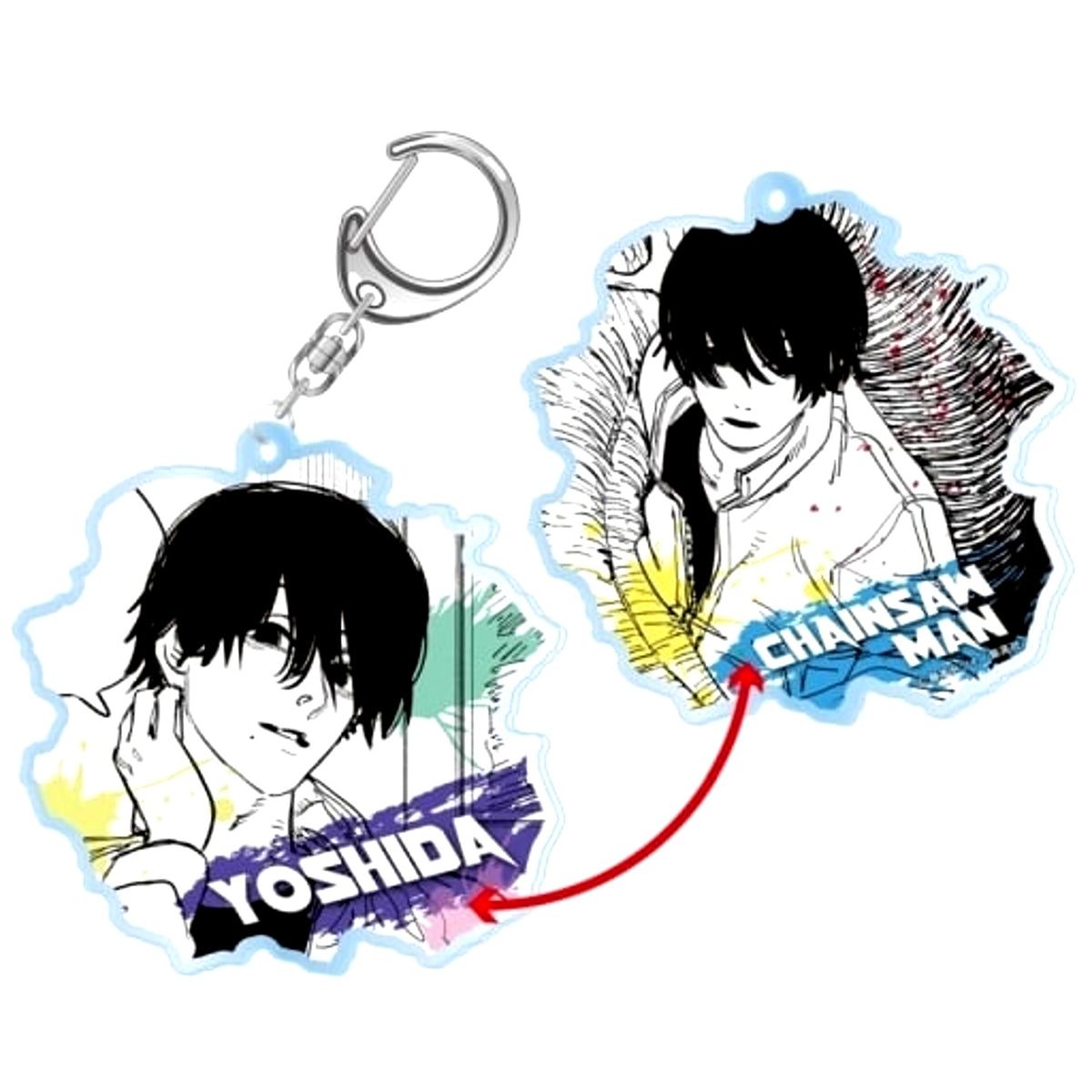 Hirofumi Yoshida Chainsaw Man Changing Keychain [USED]