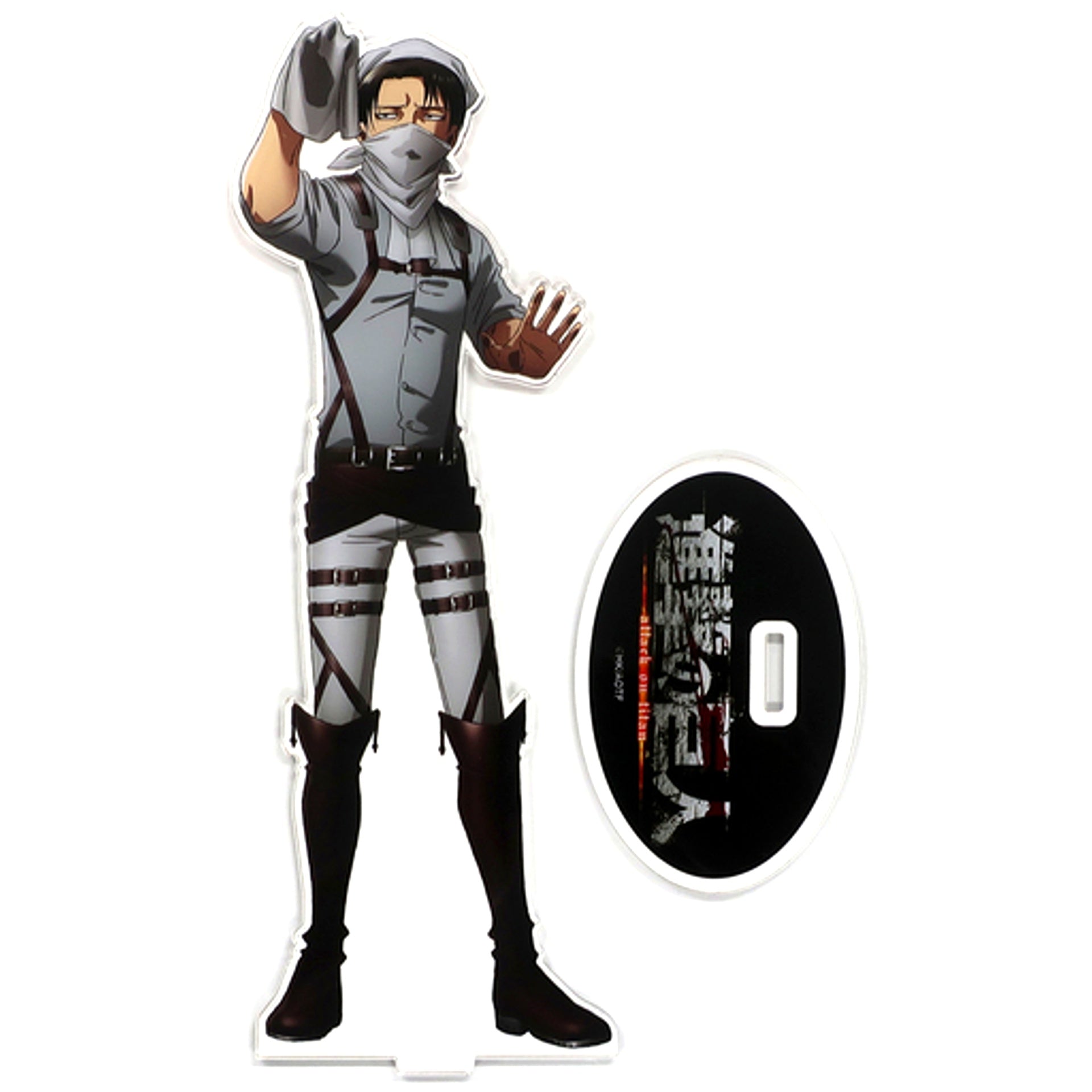 Levi Ackerman Cleaning ver Attack on Titan Big Acrylic Figure [USED]