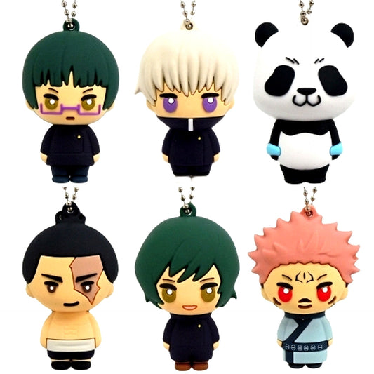 Jujutsu Kaisen 3D Rubber Mascot 2 Set of 6 [USED]