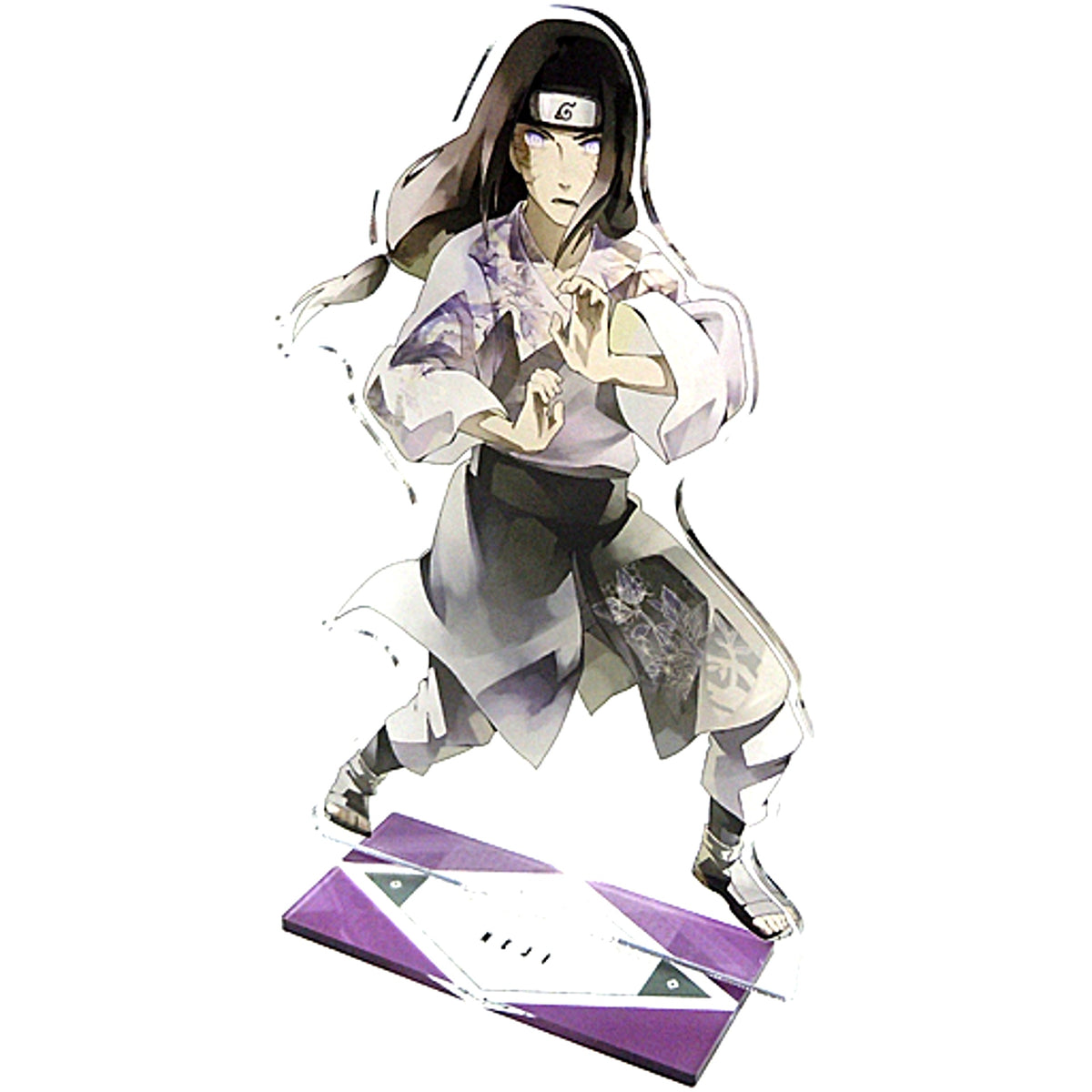 Neji Hyuga Seal Knot Ver. Big Acrylic Stand Pale Tone Series Naruto: Shippuden [USED]