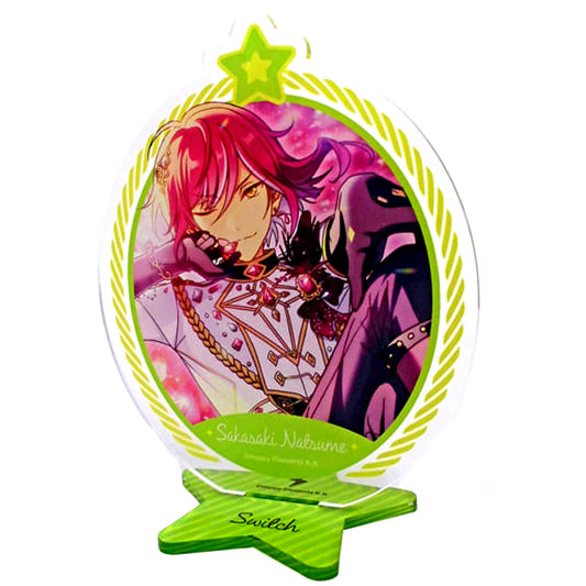 Natsume Sakasaki Ensemble Stars! Acrylic Plate Stand Scout! Jewel Candy [USED]