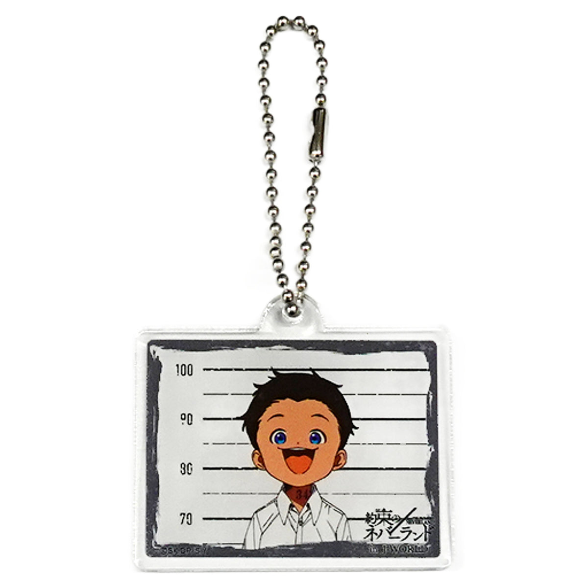 Phil The Promised Neverland Acrylic Charms J-World Tokyo Limited Mini Game Mom's Help Game Prize Charm [USED]