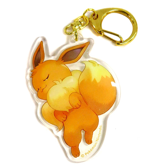 Eevee Pokemon Good Job Everyone Acrylic Keychain Collection Pokemon Center Limited [USED]