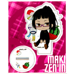 Jujutsu Kaisen Maki Zenin Petanko Trading Acrylic Stand Four Seasons Seven-Eleven Exclusive Acrylic Stands [USED]