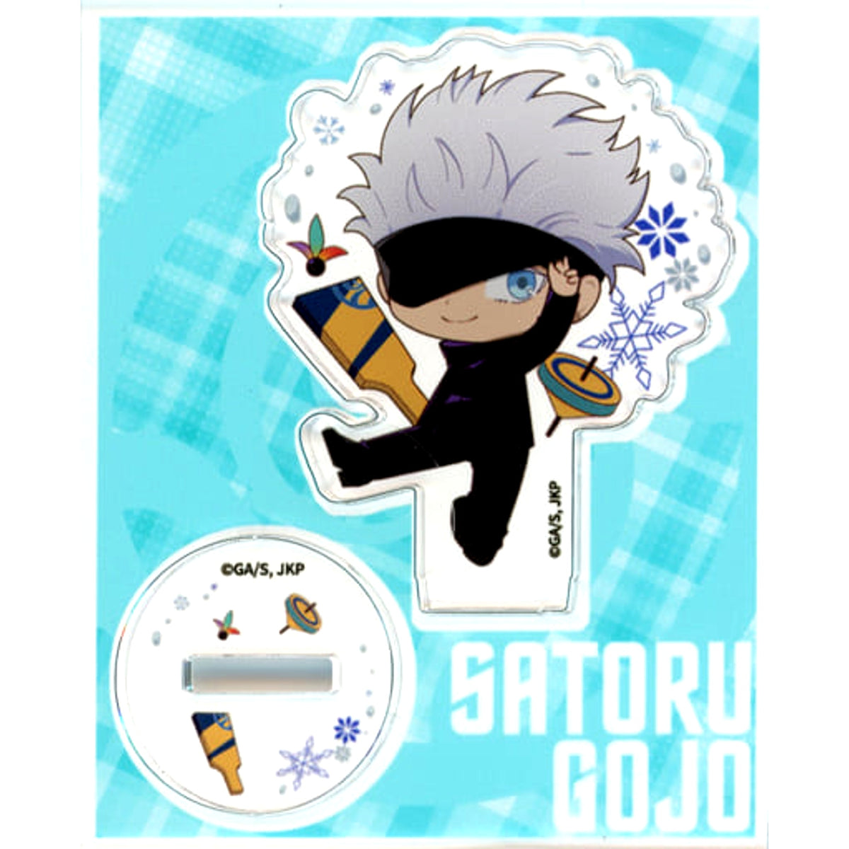 Jujutsu Kaisen Satoru Gojo Petanko Trading Acrylic Stand Four Seasons, Seven-Eleven Exclusive Acrylic Stands [USED]