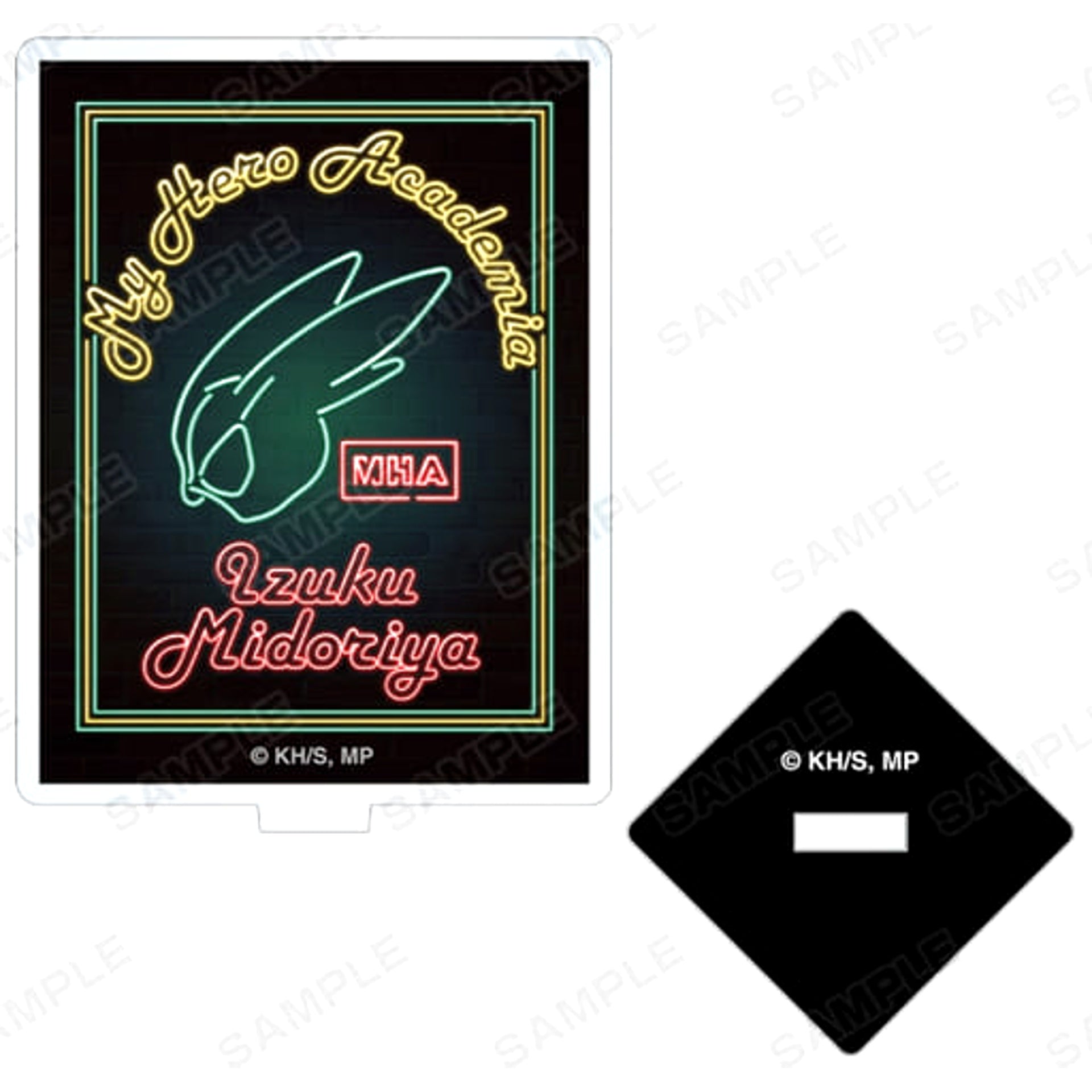 My Hero Academia Izuku Midoriya Trading Ani-Neon Acrylic Stand Acrylic Stands [USED]