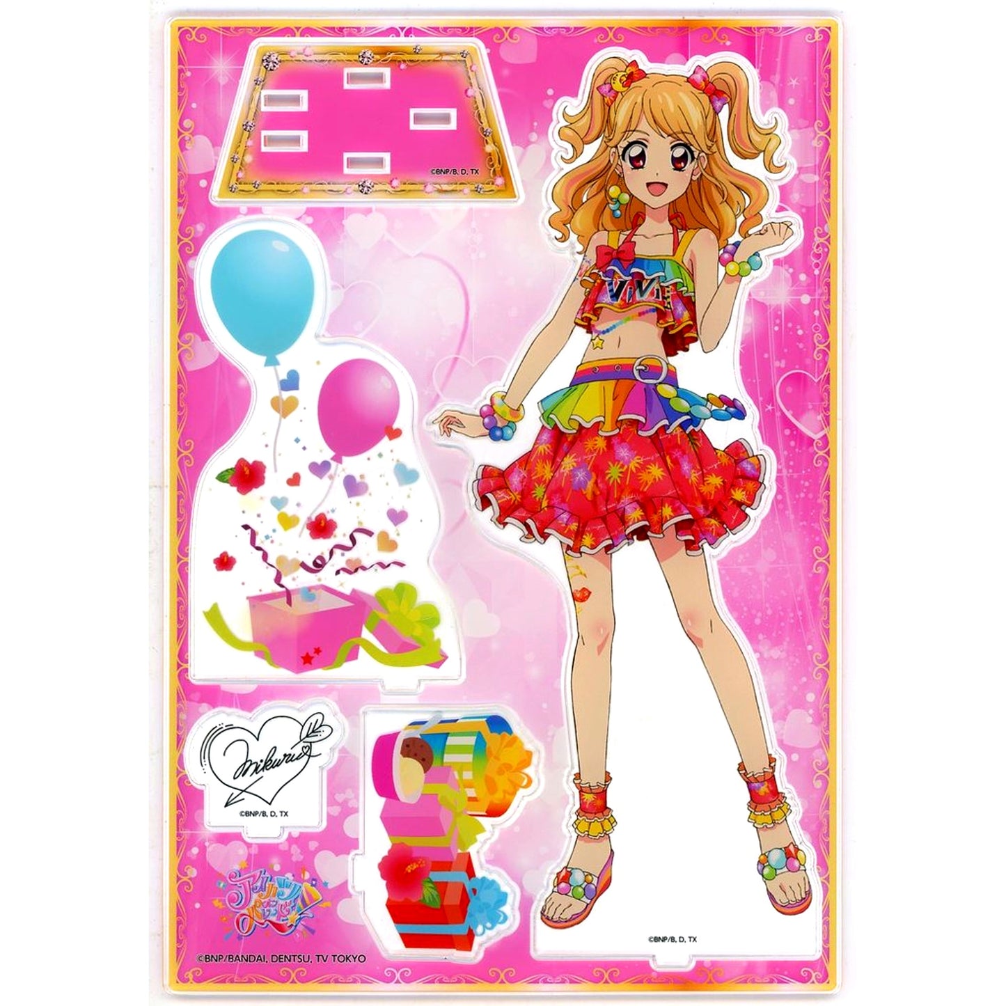 Mikuru Natsuki Aikatsu! Aikatsu! Official Shop Limited Acrylic Diorama [USED]