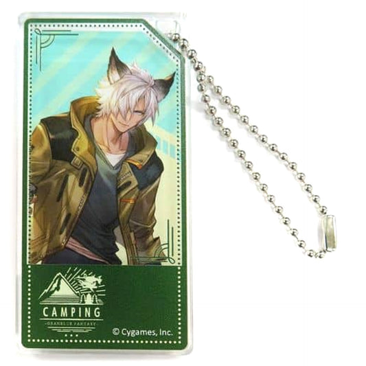 Granblue Fantasy Eustace Domino Keychain Yorozuya Siero Marui Pop-up Shop 2021 Summer Exclusive Keychains [USED]