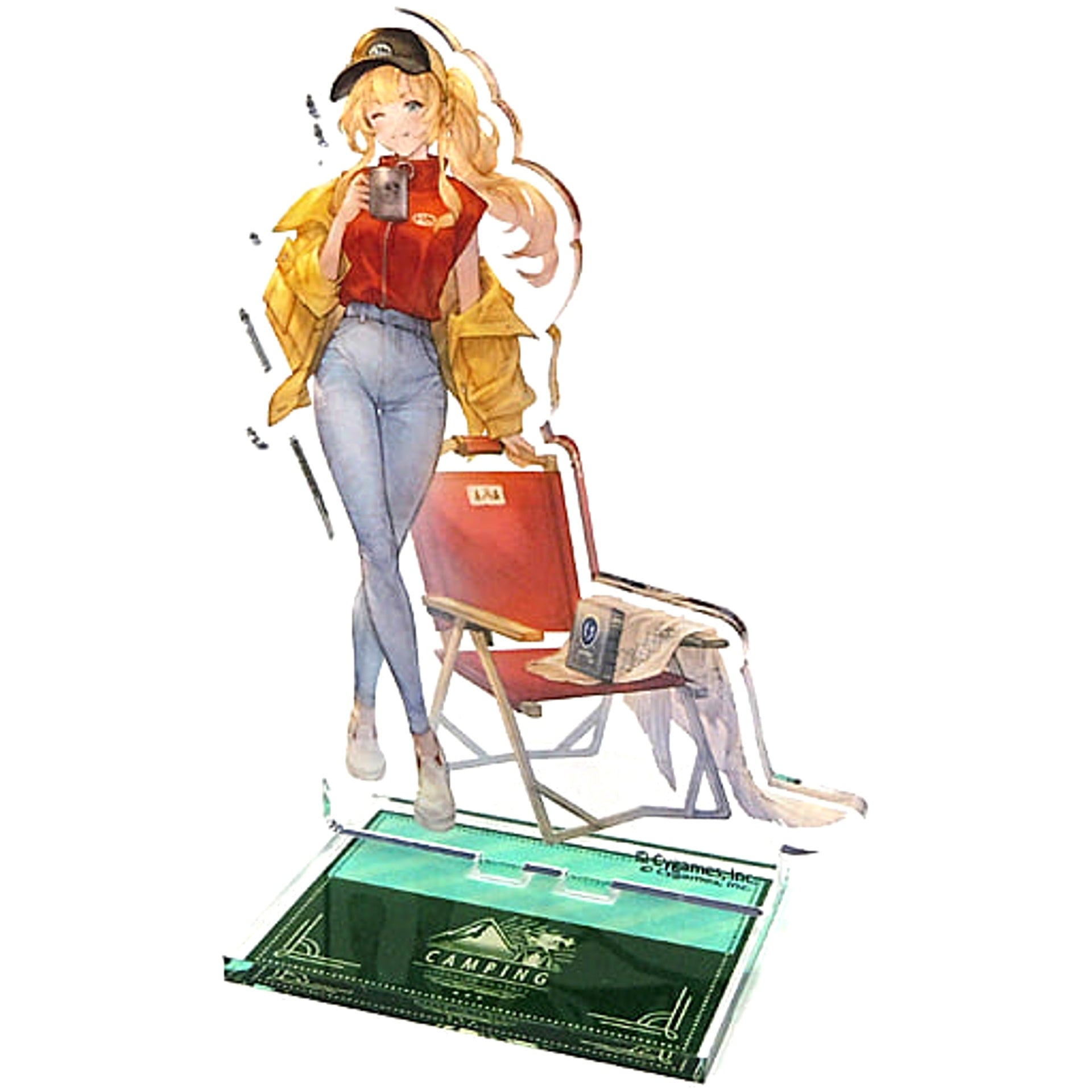 Granblue Fantasy Zeta Acrylic Stand Yorozuya Siero Marui Pop-up Shop 2021 Summer Exclusive Acrylic Stands [USED]