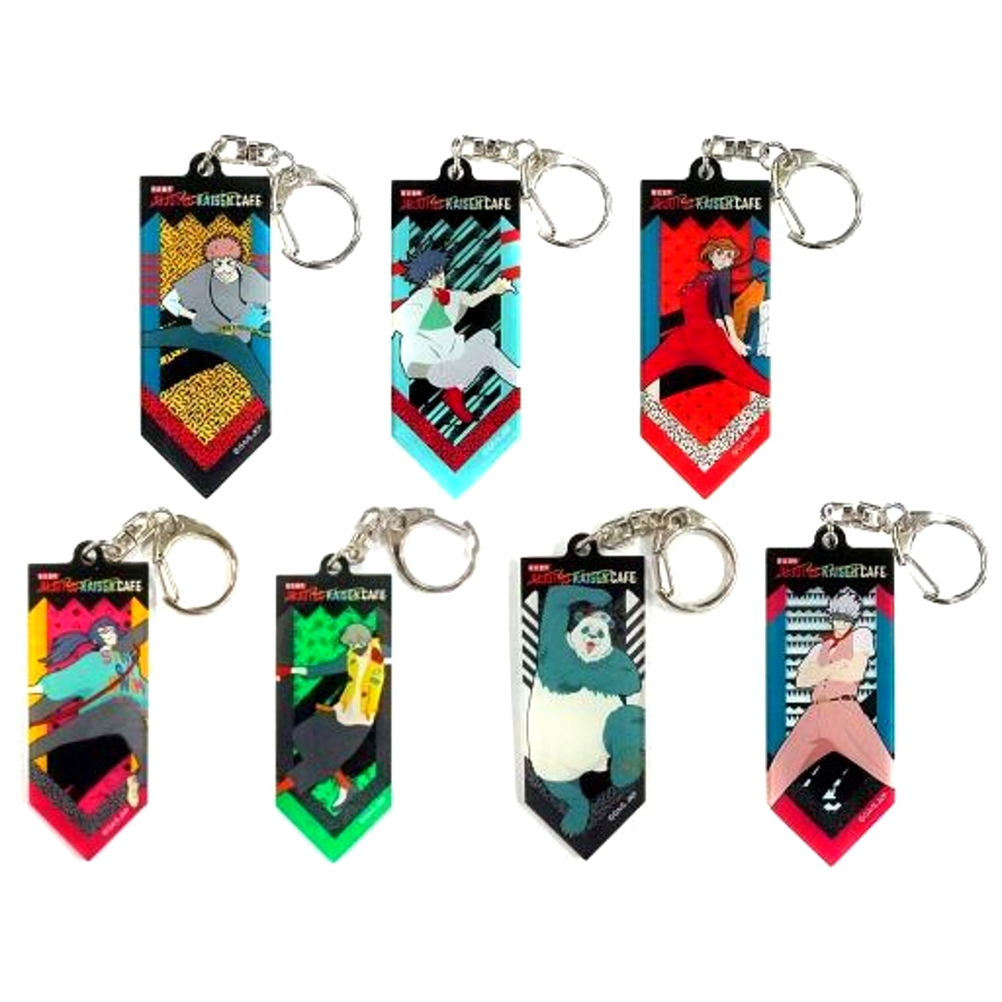 Set of 7 Jujutsu Kaisen Cafe Acrylic Keychain [USED]