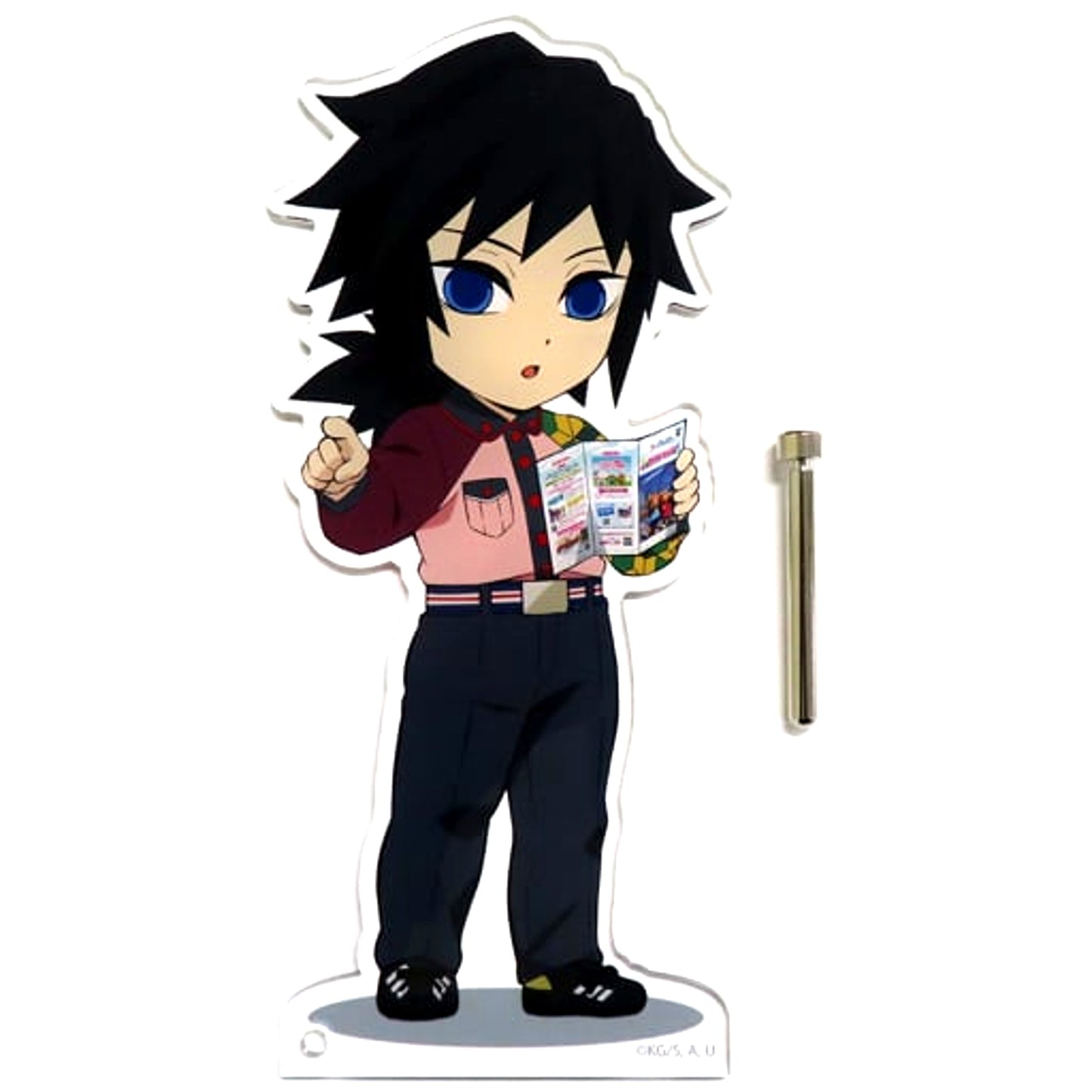 Giyu Tomioka BIG Acrylic Stand Demon Slayer x Tokyo Dome City Attractions Total Concentration! Hospitality Operation [USED]