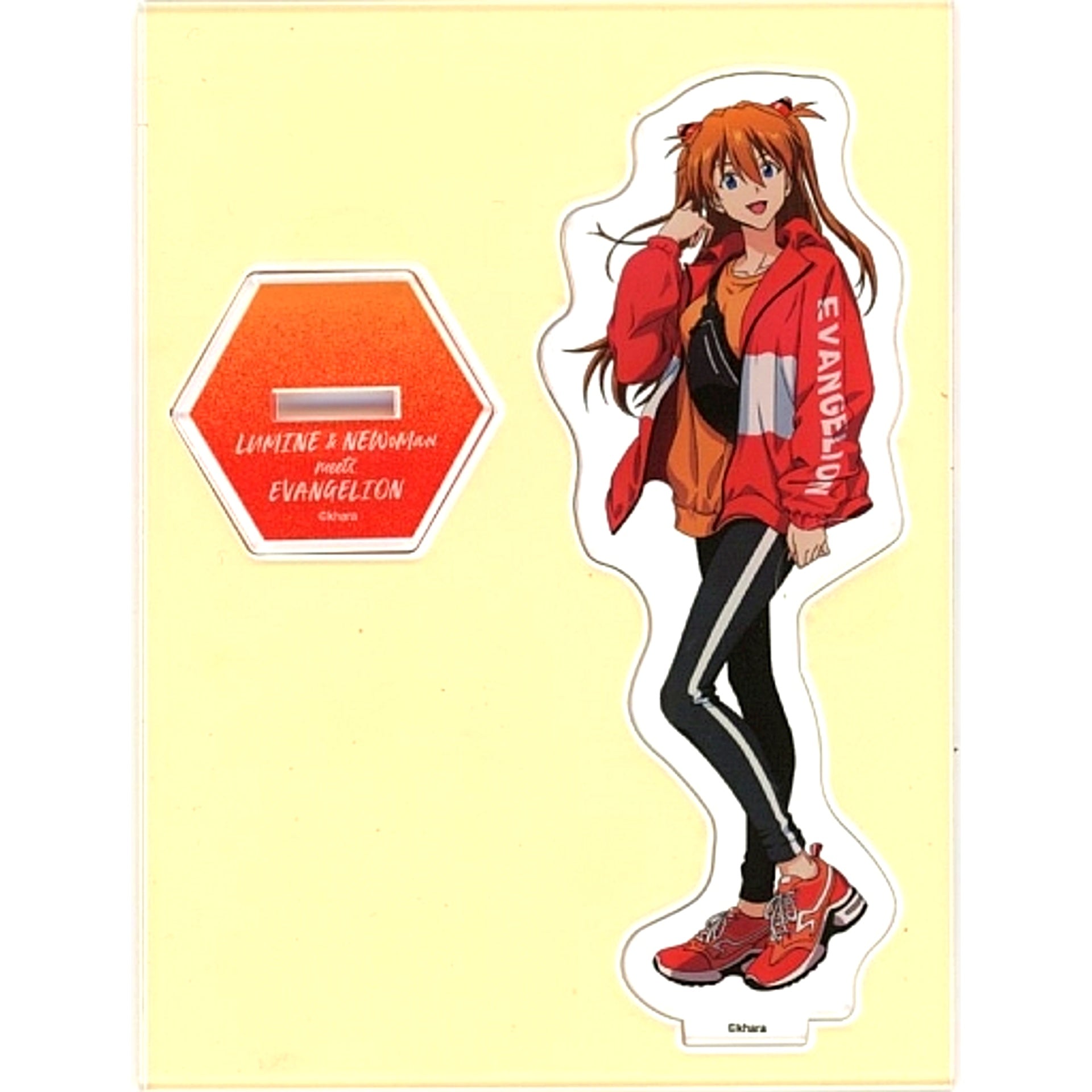 Asuka Shikinami Langley Acrylic Stand LUMINE & NEWoMan meets Evangelion [USED]