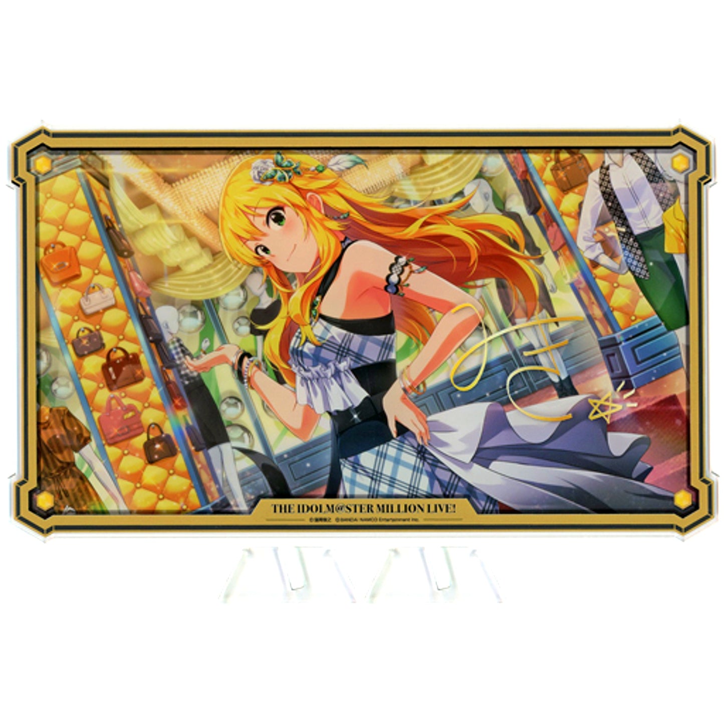 Miki Hoshii A Prize Attract Attention Acrylic Stand Idolmaster Million Live! Official Shop Kuji Master [USED]