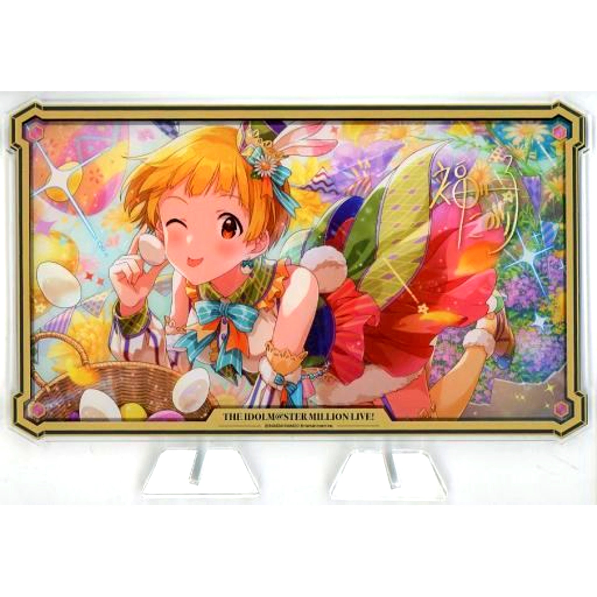 Noriko Fukuda A Prize Colorfully Egg! Acrylic Stand Idolmaster Million Live Idolmaster Official Shop KujiM@STER [USED]