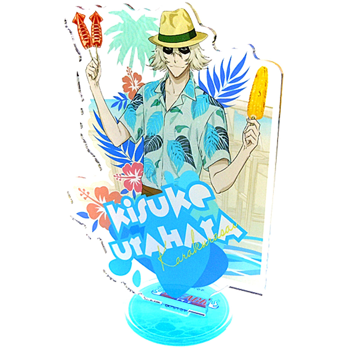 Kisuke Urahara BLEACH x cookpadLive Karakura Festival Connecting Acrylic Stand Beach House Ver. [USED]