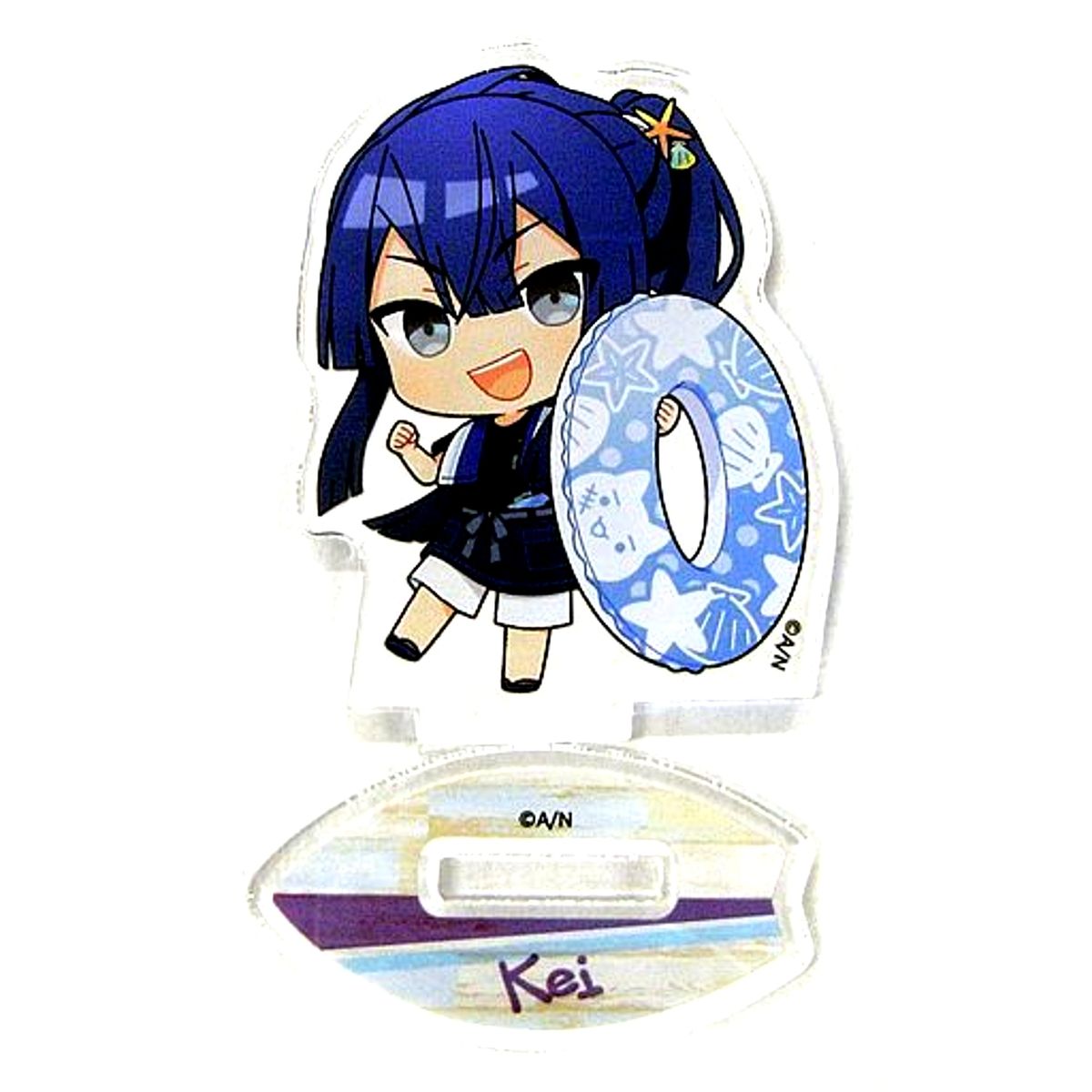 Nagao Kei Mini Character Trading Acrylic Stand Virtual YouTuber Nijisanji CAFE in SWEETS PARADISE Enoshima Beach House [USED]