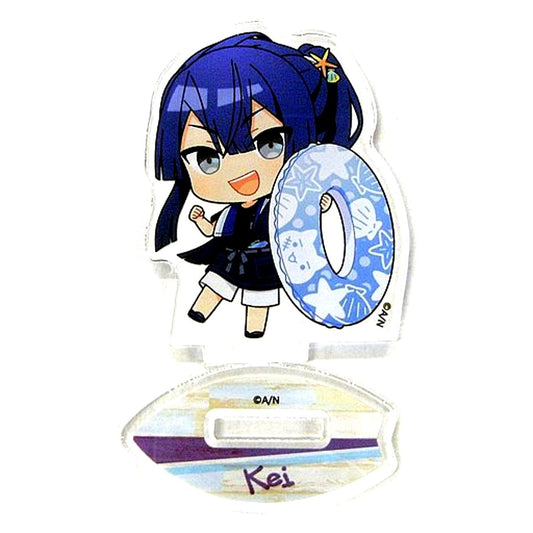 Nagao Kei Mini Character Trading Acrylic Stand Virtual YouTuber Nijisanji CAFE in SWEETS PARADISE Enoshima Beach House [USED]