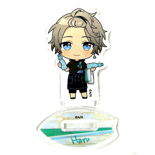 Kaida Haru Virtual YouTuber Nijisanji NIJISANJI CAFE in SWEETS PARADISE Enoshima Store Beach House Mini Character Trading Acrylic Stand [USED]