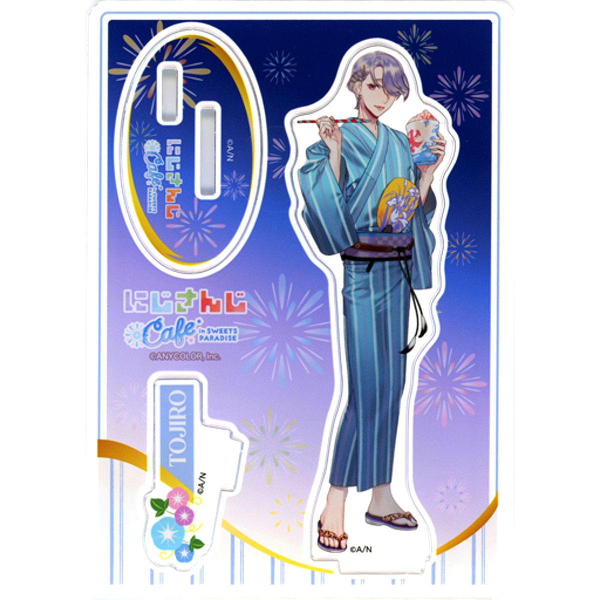 Genzuki Tojiro Virtual YouTuber Nijisanji Acrylic Stand Summer Festival NIJISANJI CAFE in SWEETS PARADISE Vol. 2 [USED]
