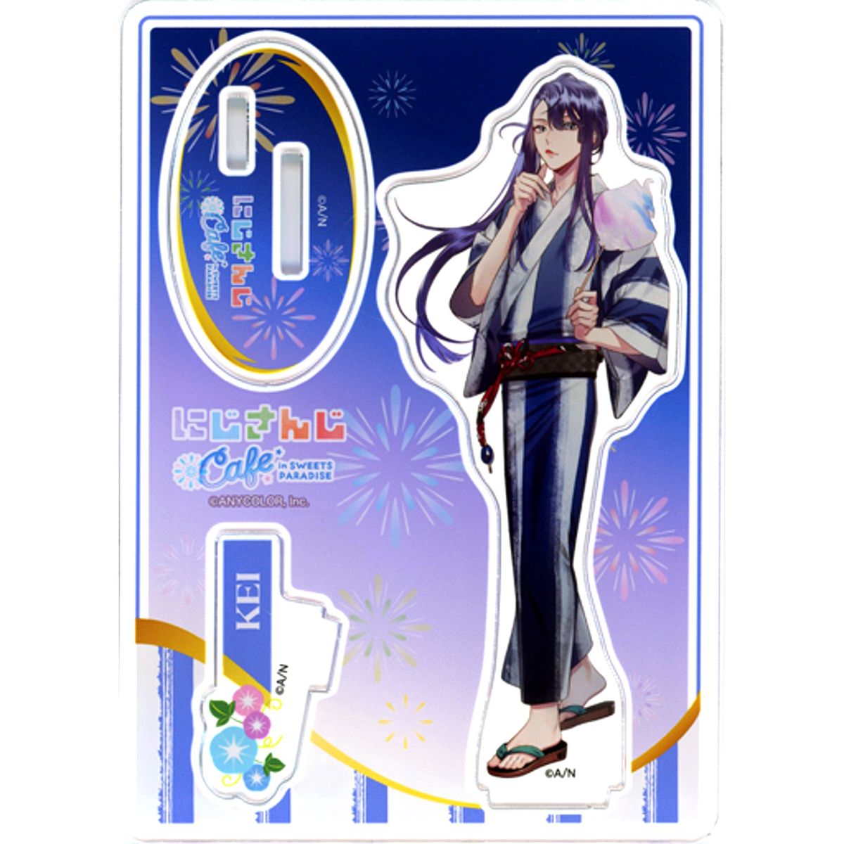 Nagao Kei Virtual YouTuber Nijisanji NIJISANJI CAFE in SWEETS PARADISE Vol. 2 Acrylic Stand Summer Festival [USED]
