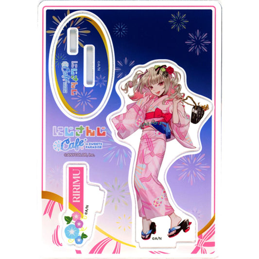 Makaino Ririmu Virtual YouTuber Nijisanji Acrylic Stand Summer Festival NIJISANJI CAFE in SWEETS PARADISE Vol. 2 [USED]