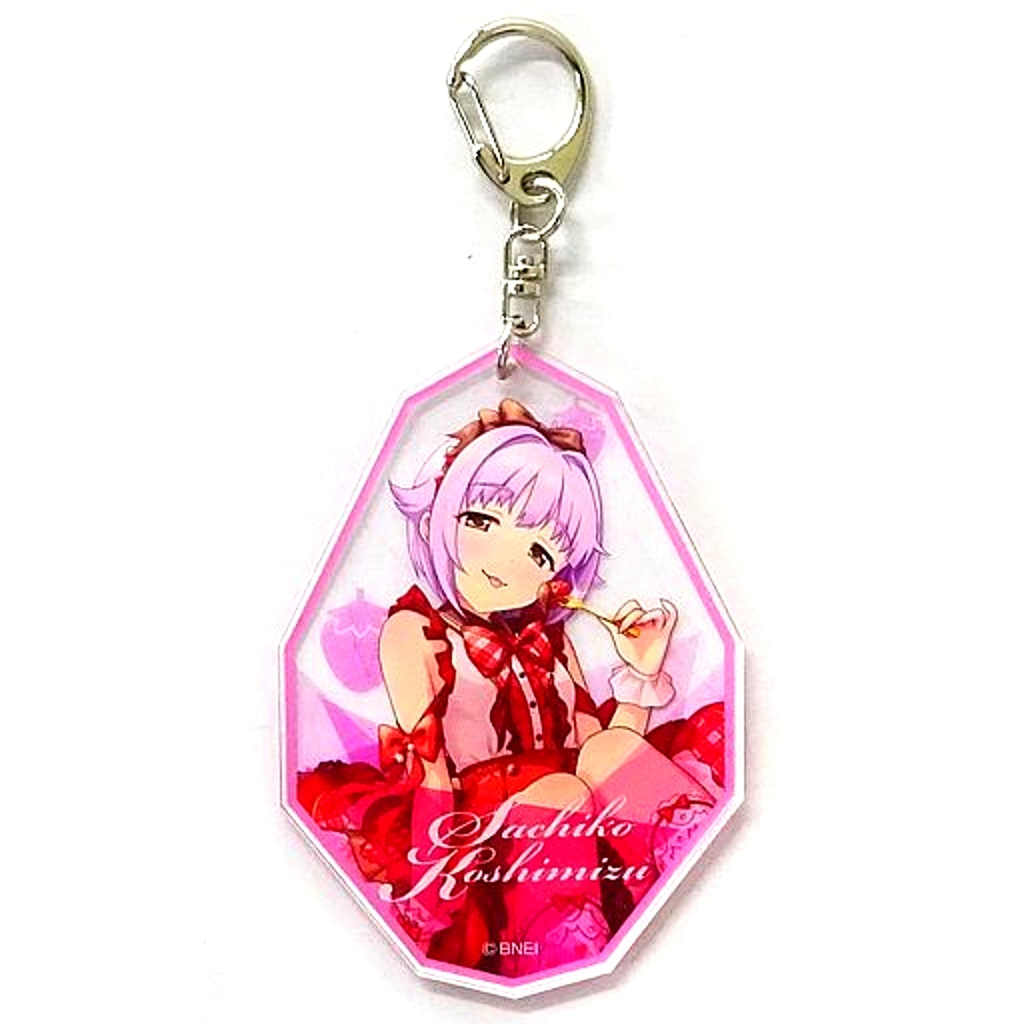 Sachiko Koshimizu Self-proclaimed Angel of Love Training After The Idolmaster Cinderella Girls Acrylic Keychain Official Shop Ltd Lottery Prize B [USED]