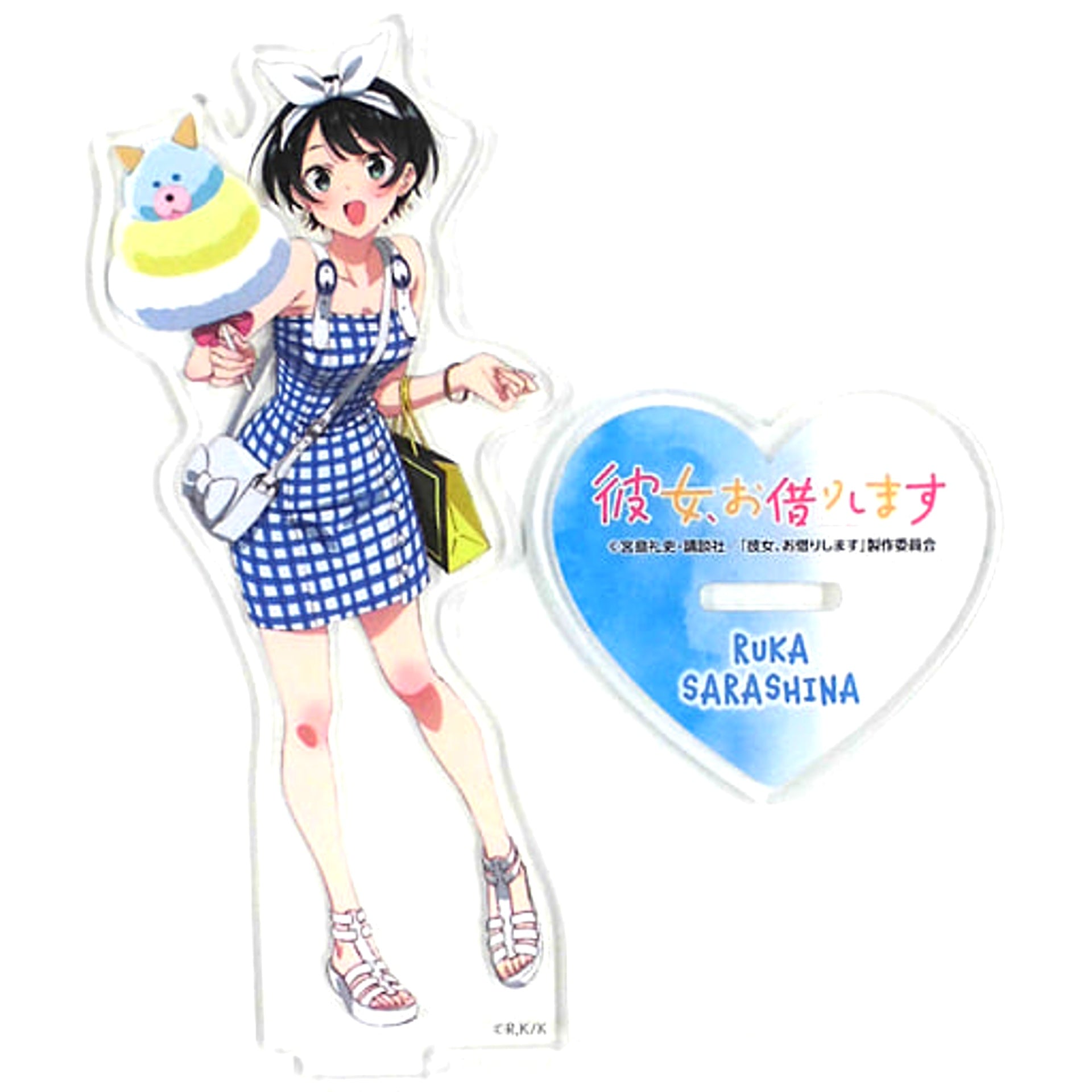 Hikokuji Rent-A-Girlfriend Summer Vacation Date Fashion Ruka Sarashina Acrylic Stand Prize B Acrylic Stands [USED]