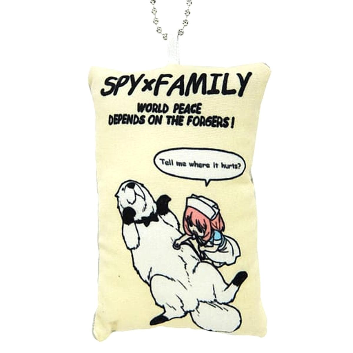 SPY x FAMILY Anya Bond Ichiban Kuji Mini Cushion Charm Prize D [USED]