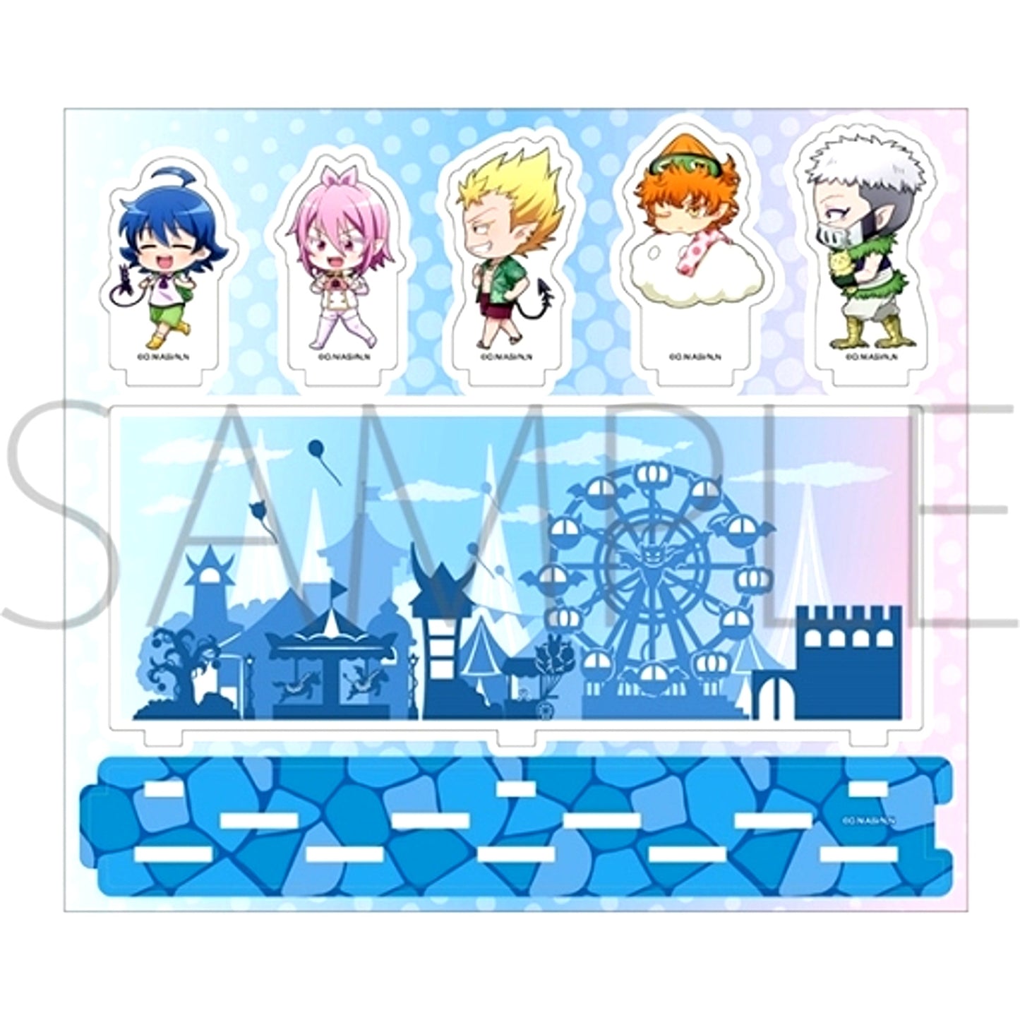 Team Balam Multi Acrylic Stand Welcome to Demon School! Iruma-kun [USED]