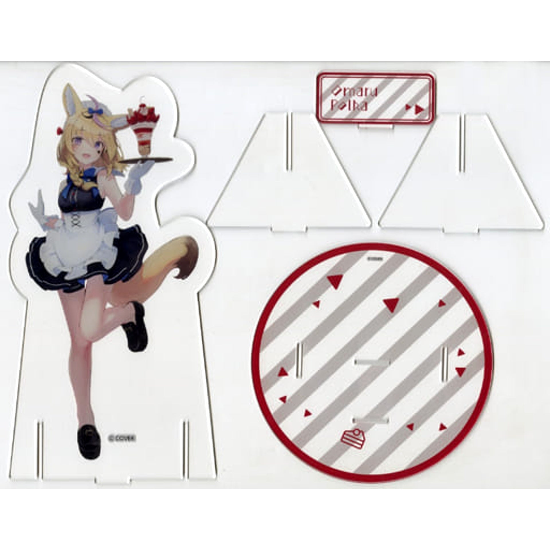 VTuber Hololive Polka Omaru Extra-Large Acrylic Stand 5rh Generation Village Vanguard Online Store Exclusive Acrylic Stands [USED]