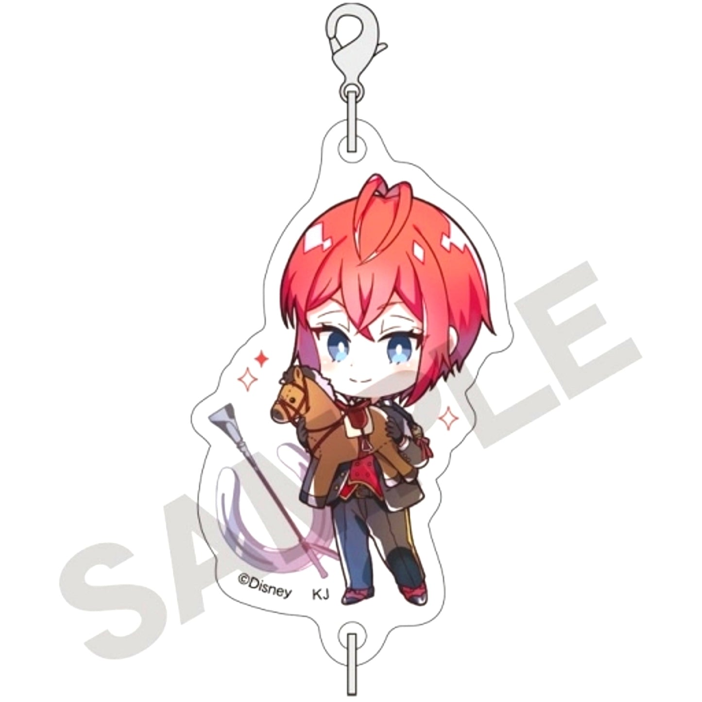 Riddle Rosehearts Disney Twisted Wonderland Charactive Trading Acrylic Keychain Vol.1 [USED]