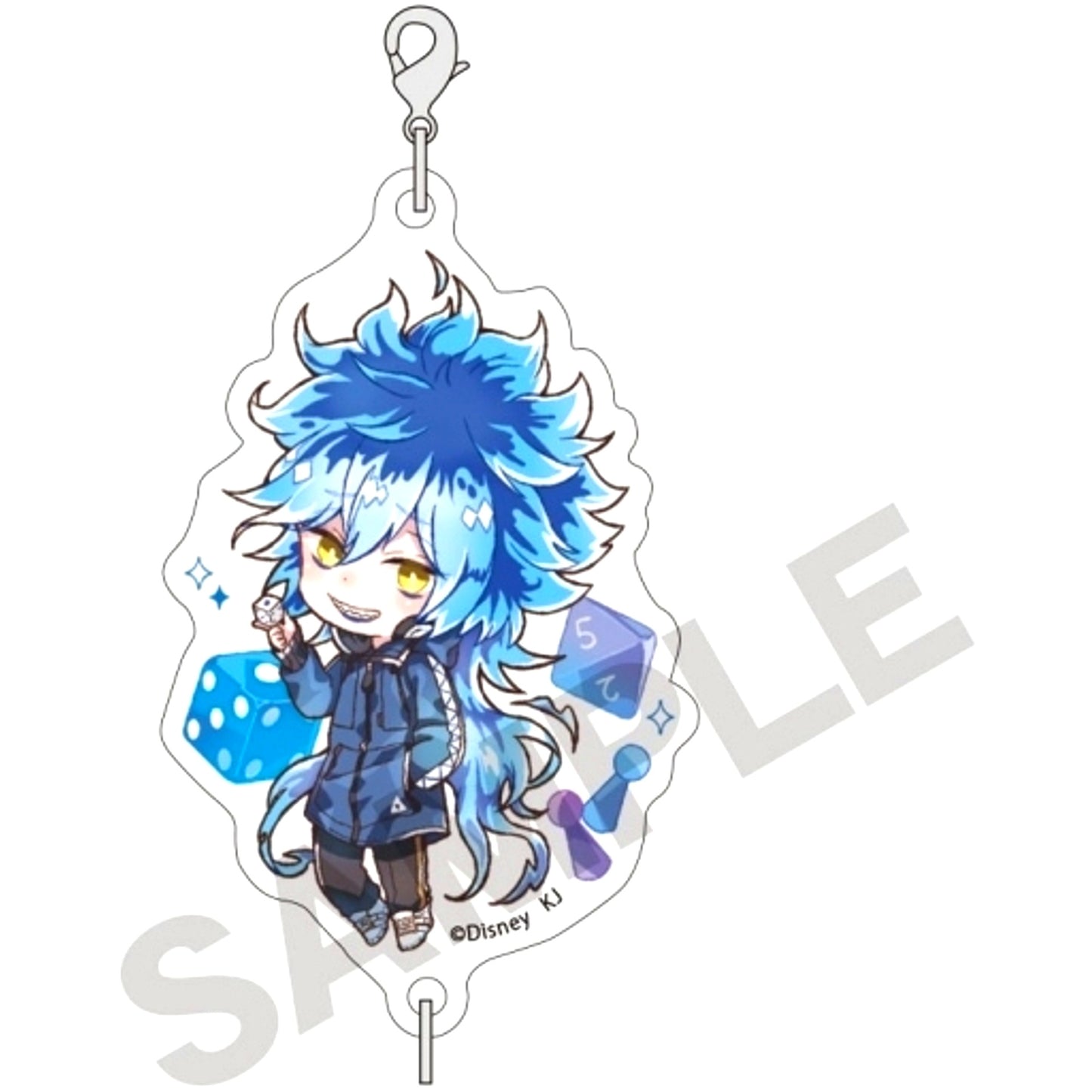 Idia Shroud Disney Twisted Wonderland Trading Acrylic Keychain Vol.2 Charactive [USED]