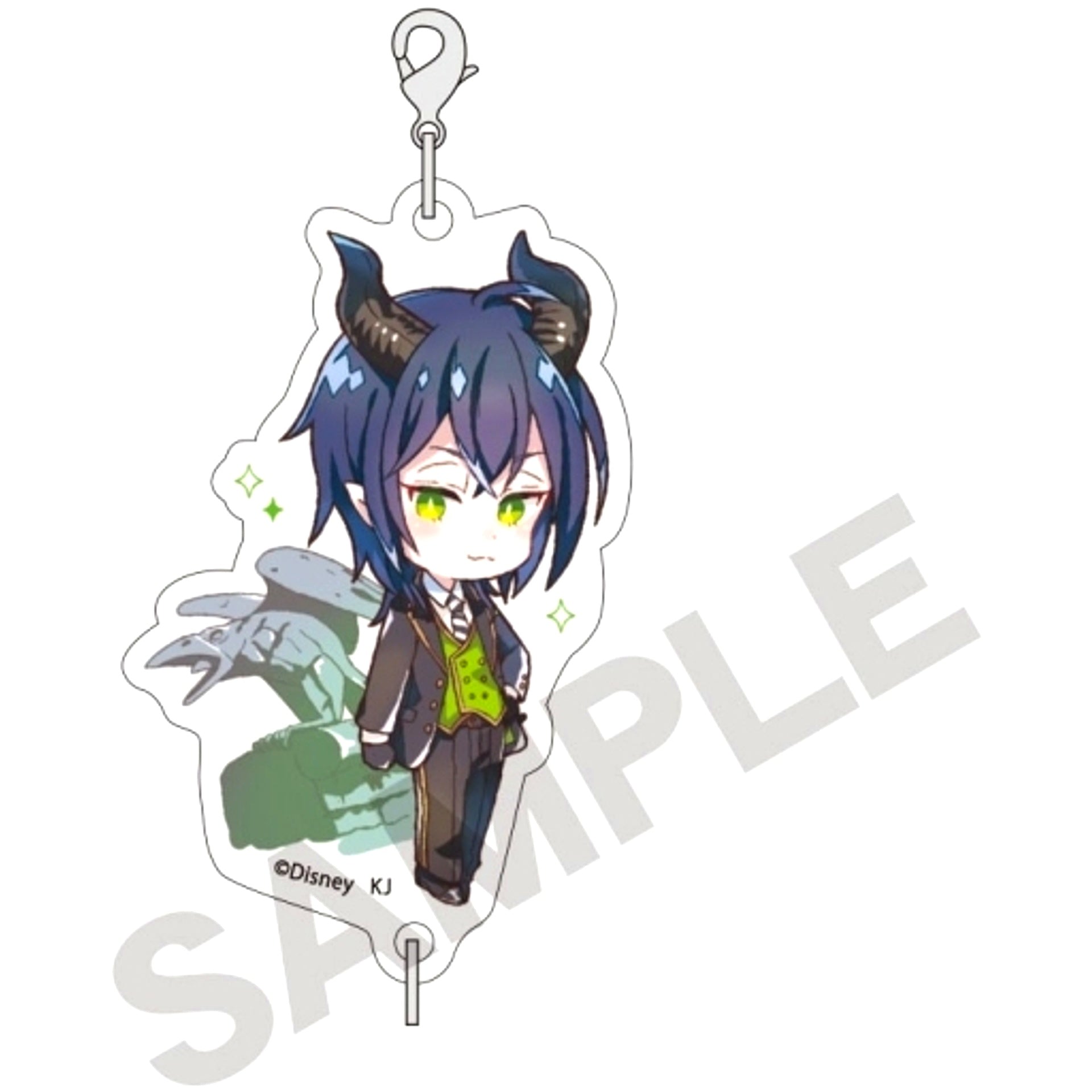 Malleus Draconia Disney Twisted-Wonderland Trading Acrylic Keychain vol.2 Charactive [USED]