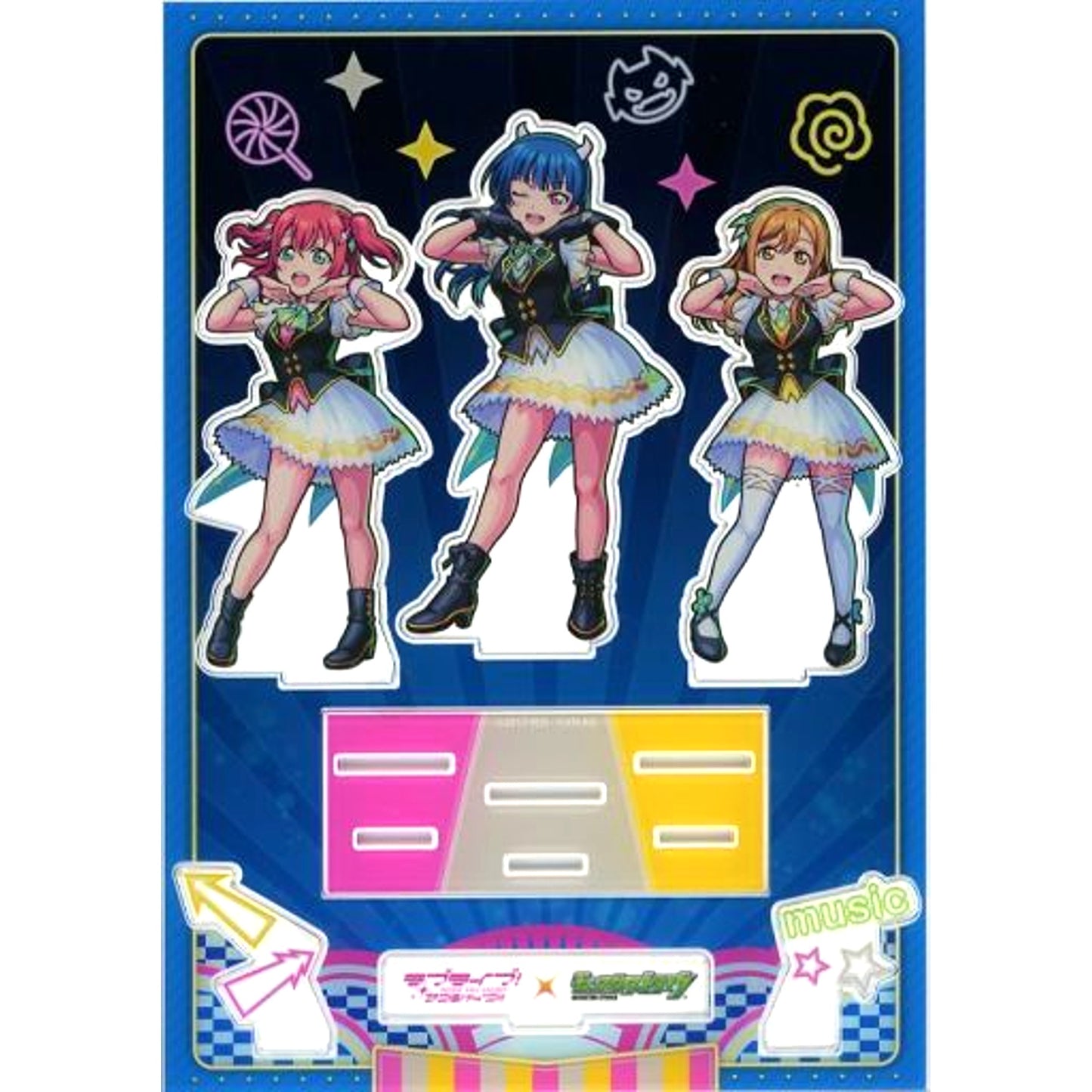 KU-RU-KU-RU Cruller! 1st Year Special Acrylic Figure Love Live! Sunshine!! x Monster Strike [USED]