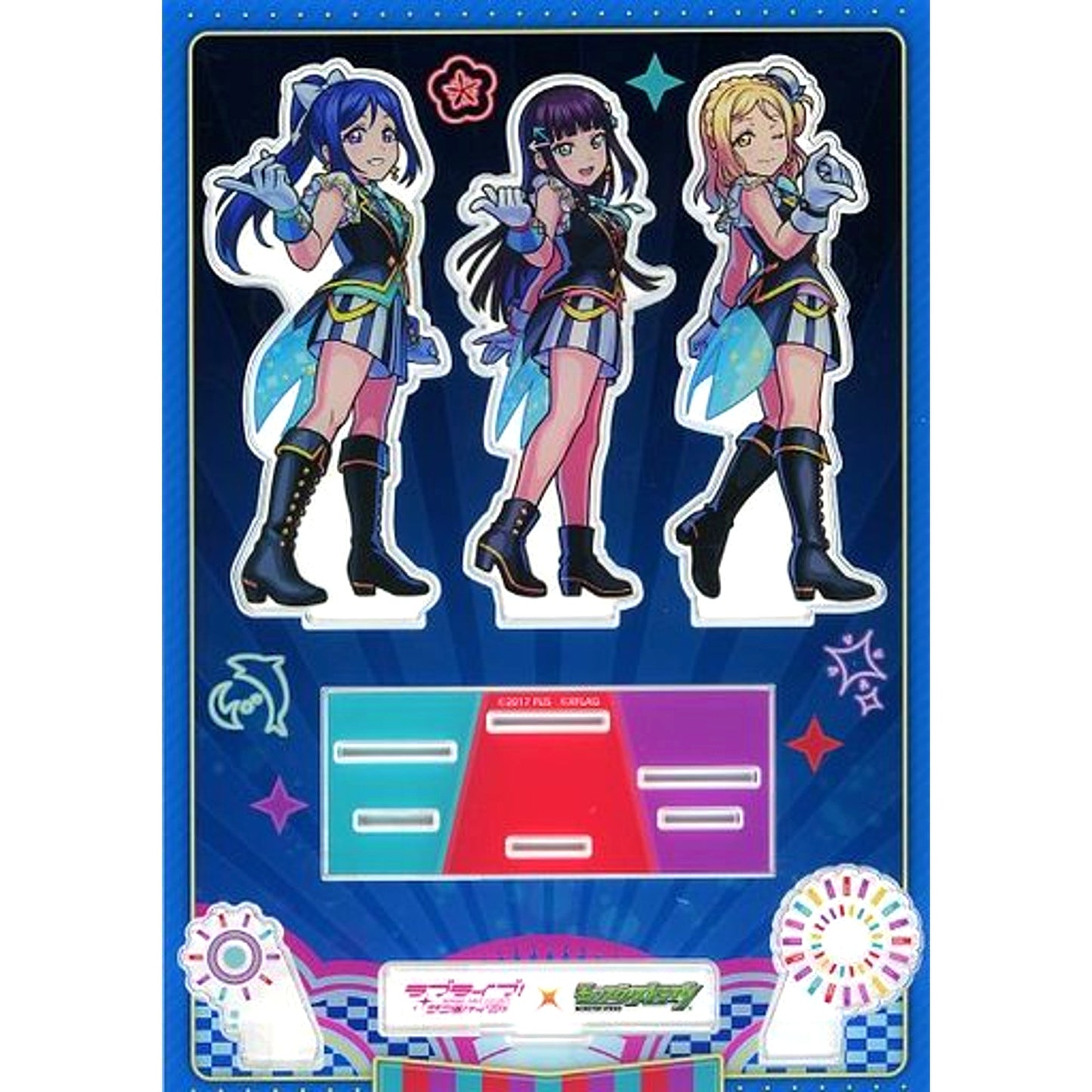 KU-RU-KU-RU Cruller! 3rd Year Special Acrylic Figure Love Live! Sunshine!! x Monster Strike [USED]