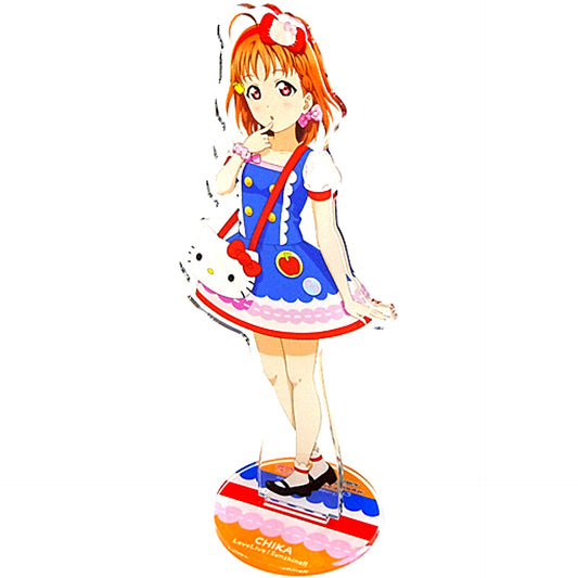 Chika Takami Acrylic Stand Love Live! Sunshine!! x Sanrio Characters Premium Shop Ltd [USED]