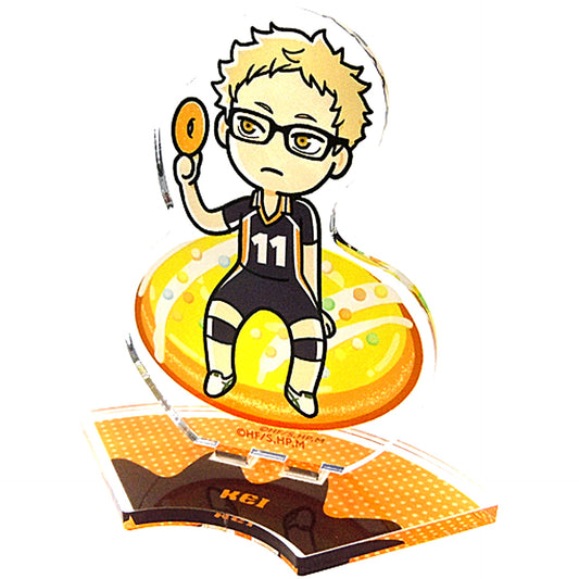 Kei Tsukishima Haikyu!! TO THE TOP x DECOTTO by animatecafe Trading Acrylic Stand [USED]