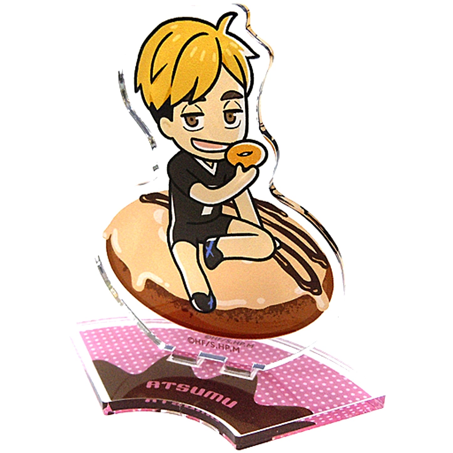 Atsumu Miya Haikyu!! TO THE TOP x DECOTTO by animatecafe Trading Acrylic Stand [USED]