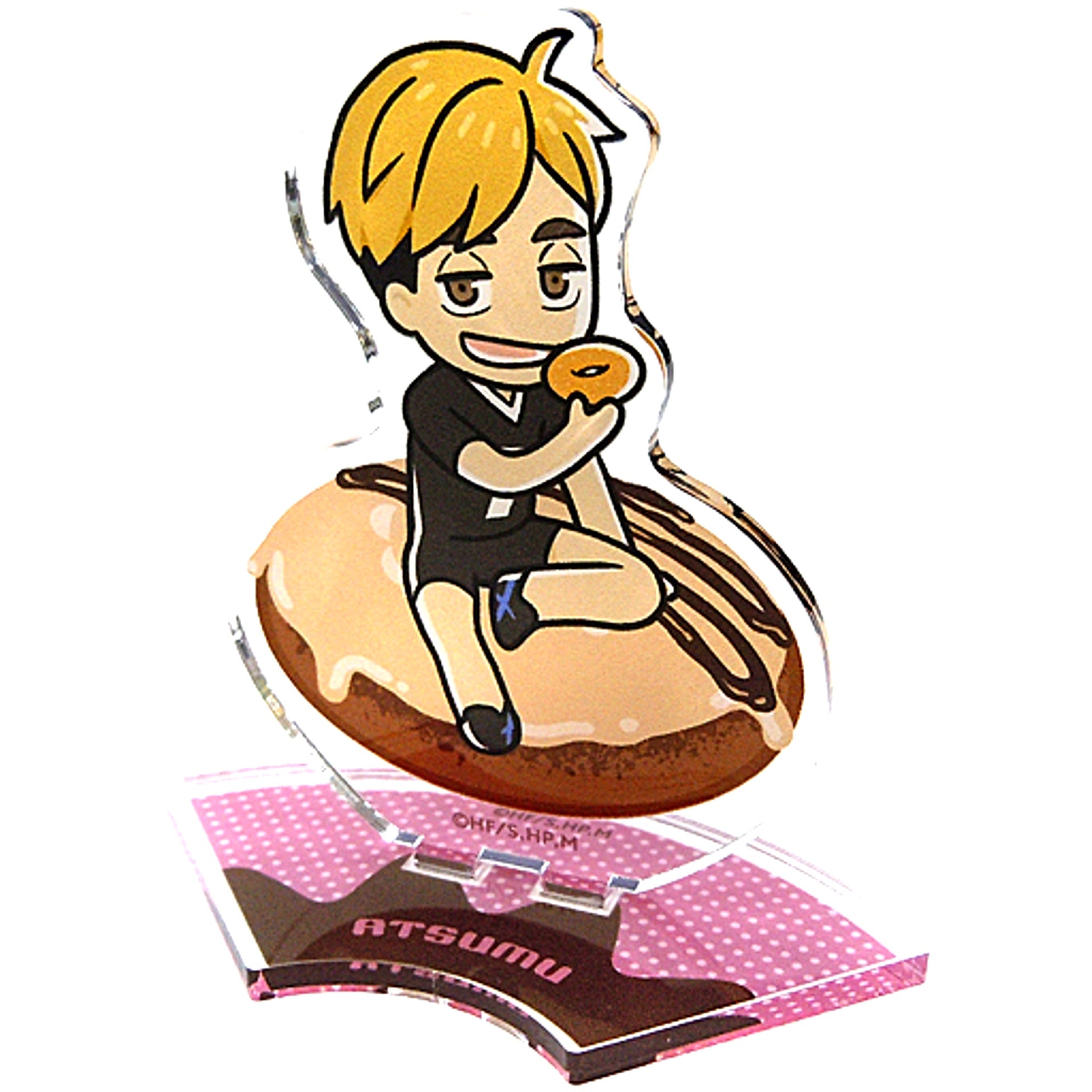 Atsumu Miya Haikyu!! TO THE TOP x DECOTTO by animatecafe Trading Acrylic Stand [USED]