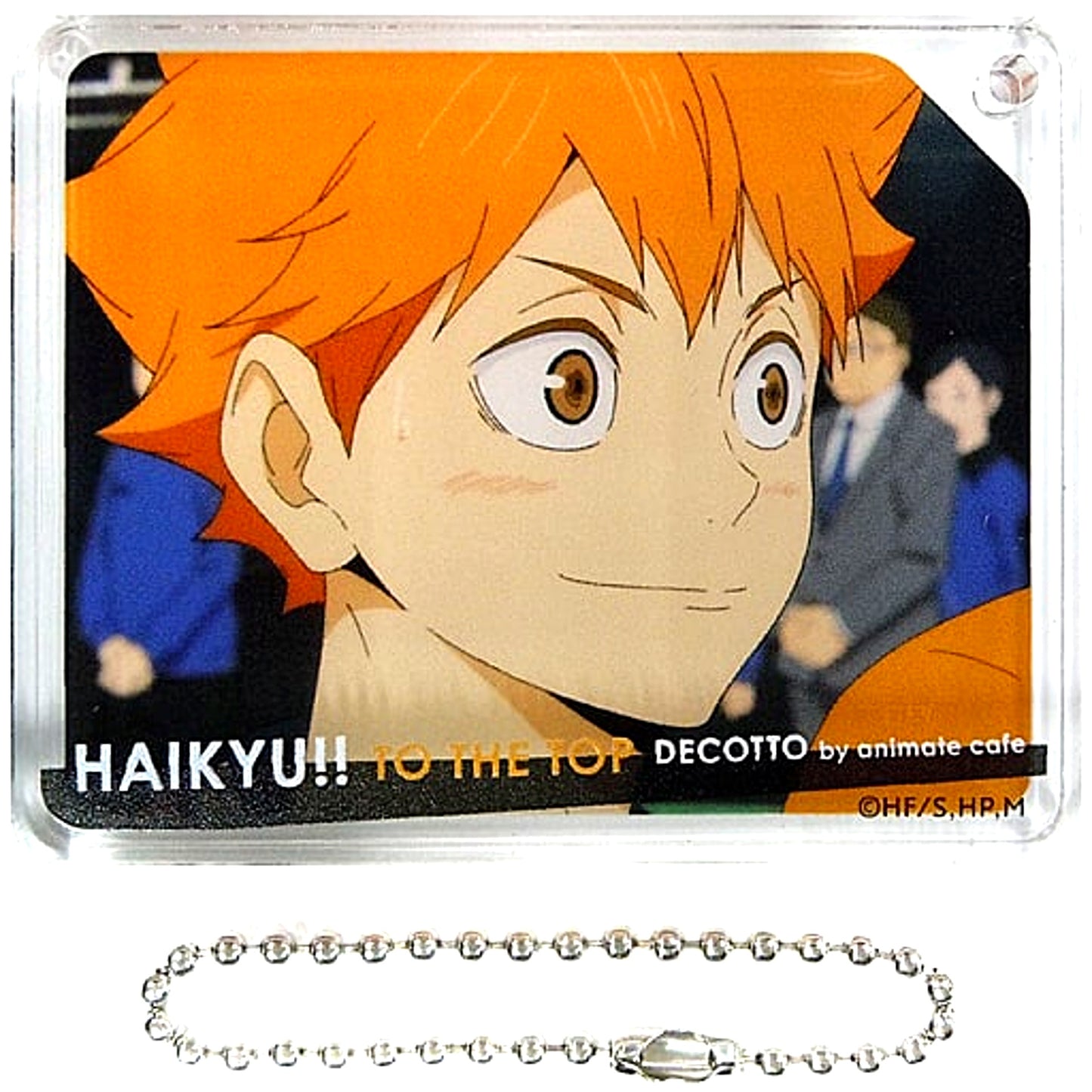 Shoyo Hinata Haikyu!! DECOTTO animatecafe CoLotta Acrylic Plate Keychain [USED]