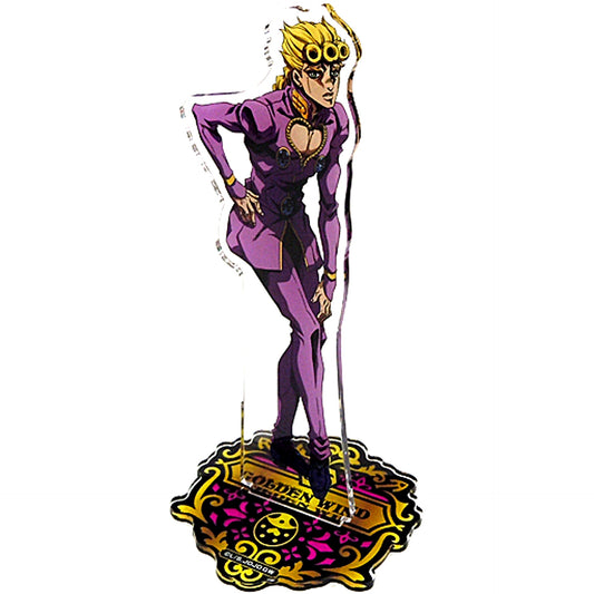 Giorno Giovanna Vol.1 Acrylic Stand JoJo's Bizarre Adventure Part 5 Golden Wind JoJo's Bizarre Adventure Part 6 Stone Ocean Anime Adaptation Special Event JoJo A New Journey Vol.1 [USED]