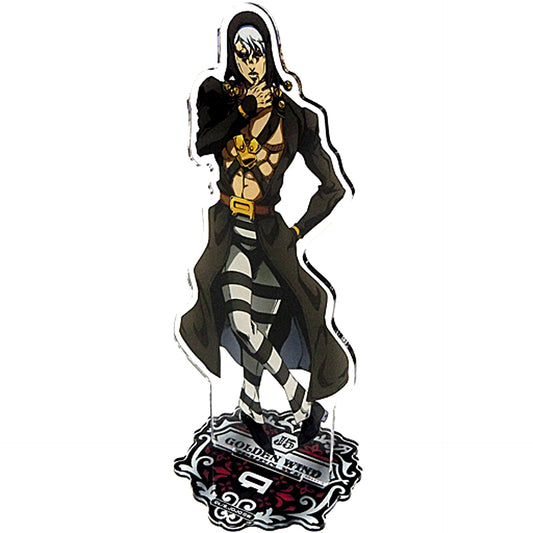 Risotto Nero Acrylic Stand Vol. 1 JoJo's Bizarre Adventure Part 5 Golden Wind JoJo's Bizarre Adventure Part 6 Stone Ocean Anime Commemorative Special Event JoJo: A New Journey Vol. 1 [USED]