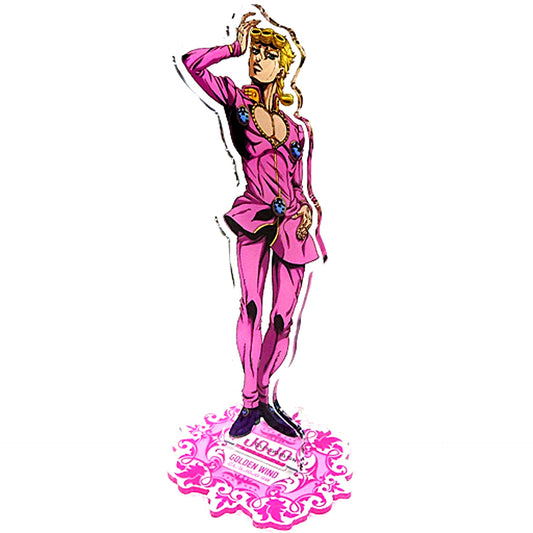 Giorno Giovanna Acrylic Stand Vol. 2 JoJo's Bizarre Adventure Part 5 Golden Wind JoJo's Bizarre Adventure Part 6 Stone Ocean Anime Commemorative Special Event JoJo: A New Journey Vol. 2 [USED]