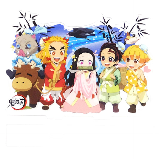 Group Acrylic Stand Demon Slayer x ufotable cafe Tanabata Event [USED]