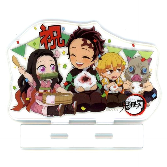 Group Acrylic Stand Demon Slayer: Kimetsu no Yaiba x ufotable Cafe / Machi Asobi Cafe Tanjiro Kamado Birthday Festival 2021 [USED]
