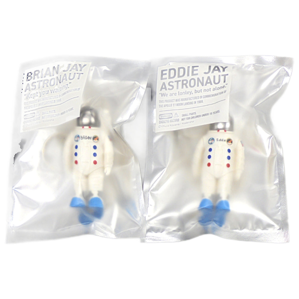 Brian Eddie Doll Space Brothers Set of 2 Mini Keychain Koyachu Club Premium Membership Benefits [USED]