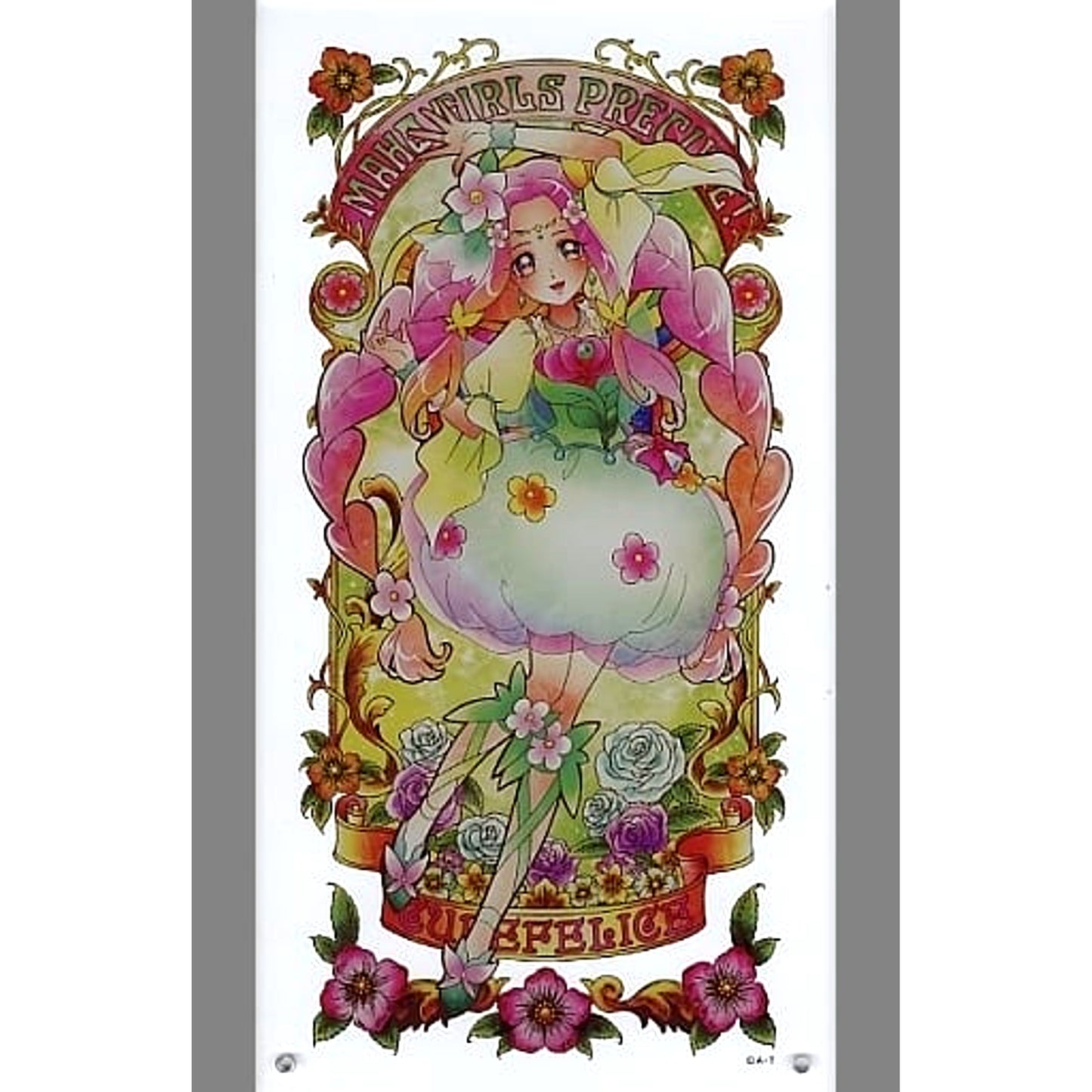 Cure Felice Witchy Precure Jewel Portrait Acrylic Art Board [USED]