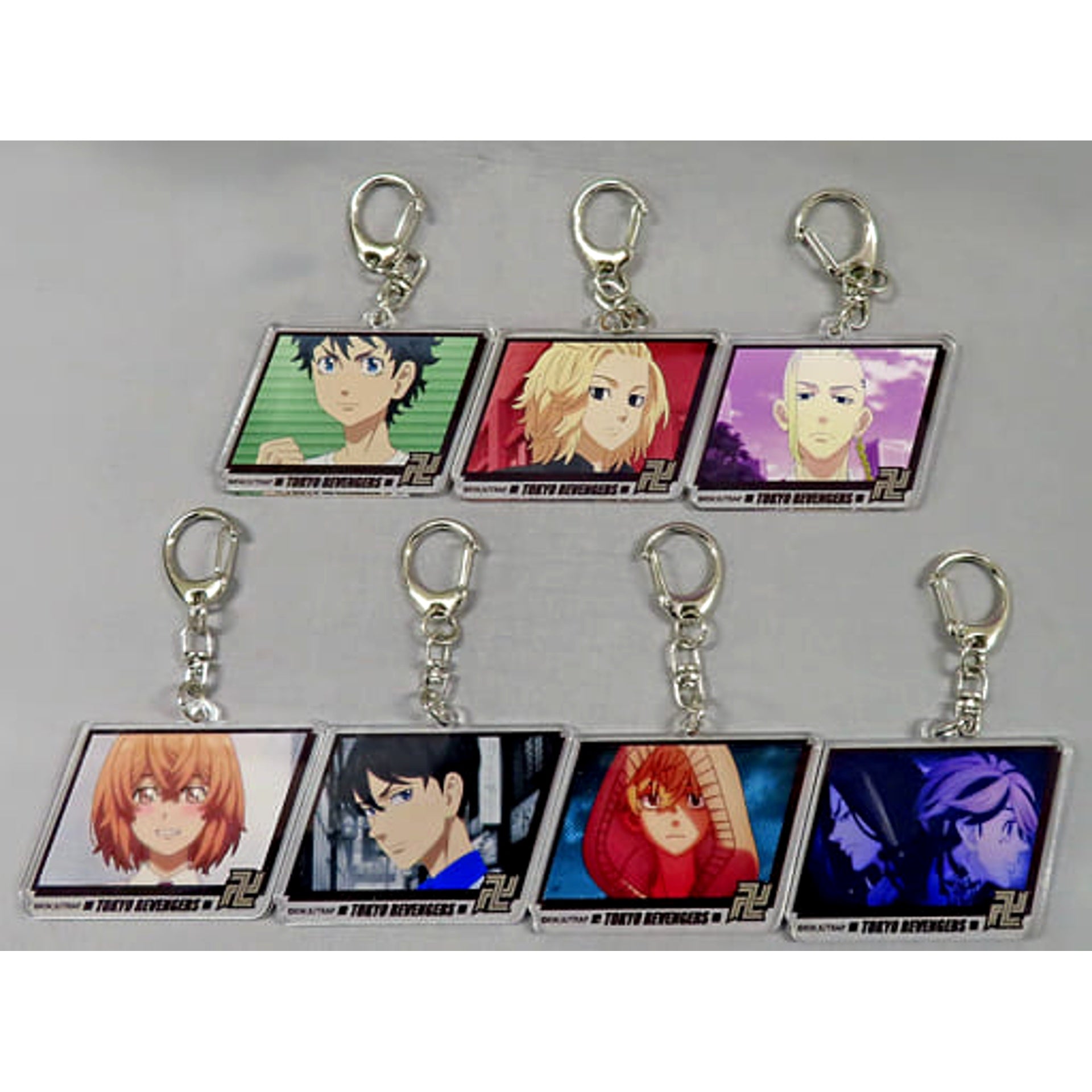 Tokyo Revengers Ken Ryuguji & Others Acrylic Keychain Collection Screenshot Don Quijote Limited All 7 Types Set Keychains [USED]